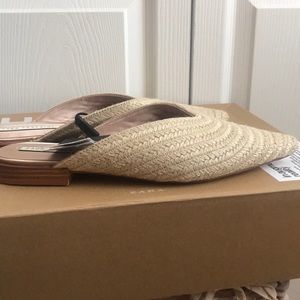 Zara Raffia Mules